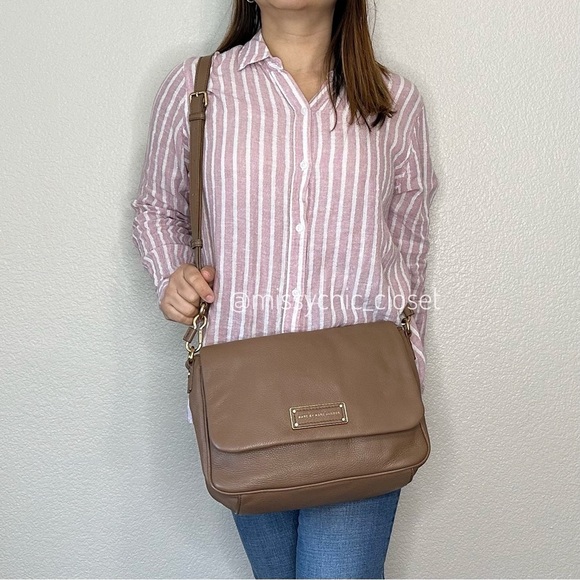 Marc by Marc Jacobs Leather Flapover Crossbody Bag - Picture 1 of 12